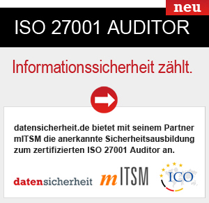 mITSM ISO 27001 Zertfifizierungs Audit