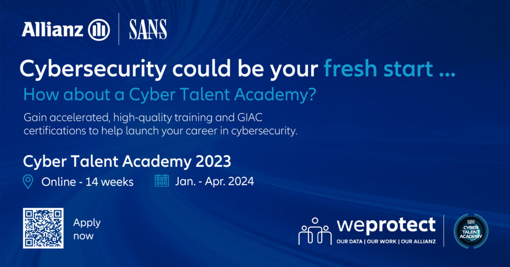 Cyber Talent Flyer 2023