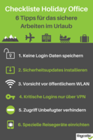 Checkliste: Datensicherheit im Urlaub und auf Reisen