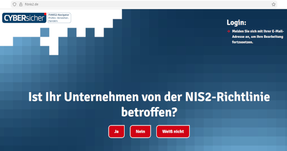 fitnis2-Navigator-homepage