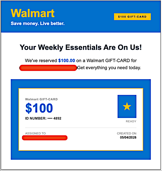knowbe4-phishing-attacke-beispiel-walmart-git-card