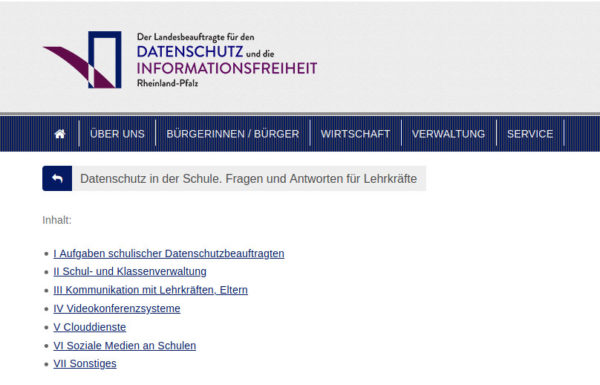 lfdi-rlp-website-faq-datenschutz-schulen