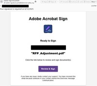 Umgehung von MFA: Ein Köder mit enthaltener Phishing-URL, bei dem Adobe imitiert wird