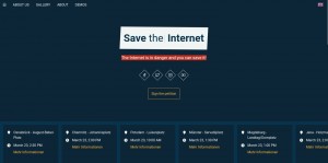 Screenshot: „savetheinternet.info/demos“