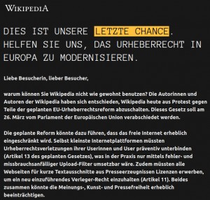 Screenshot: https://wikipedia.de 21.03.2019