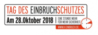 „8. Tag des Einbruchschutzes“ am 28. Oktober 2018